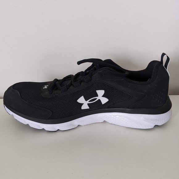 Charged Assert Running Shoes Black and White sz 11 - Picture 1 of 5